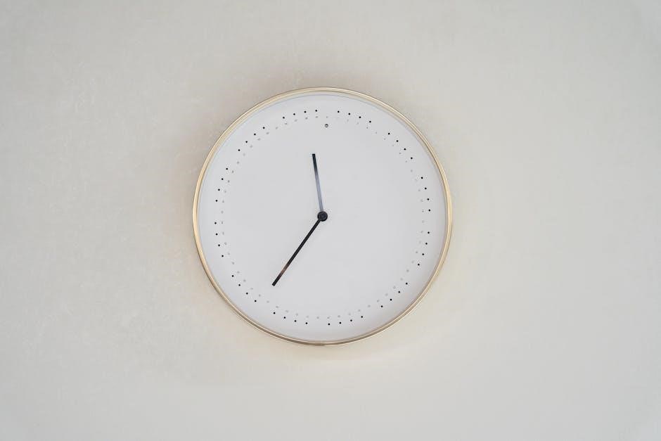 HOWARD MILLER WALL CLOCK INSTRUCTIONS visual data 7